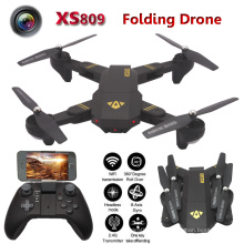 Tianqu Visuo XS809W FPV Pocket Drone 2.4G 6Axis G-sensor RC Quadcopter Drone RTF 2MP Wifi FPV Camera HD Altitude Hold Helicopter